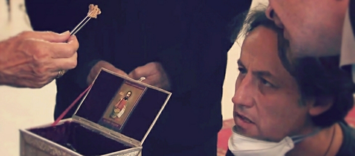 Изследване на костиците на Свети Йоан Кръстител, открити край Созопол